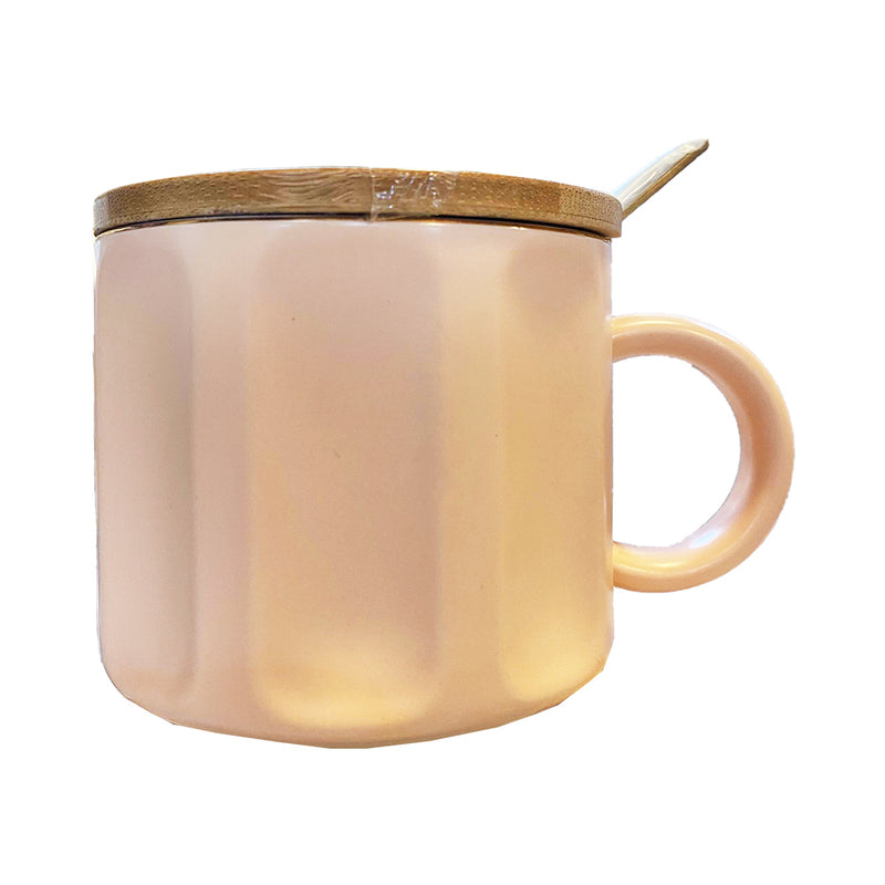 Ideal Living Mug With Cover And Spoon 320ml