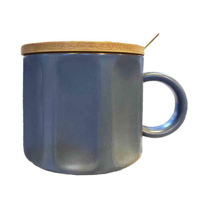 Ideal Living Mug With Cover And Spoon 320ml