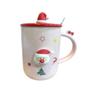 Ideal Living Mug With Cover And Spoon Printed 350ml