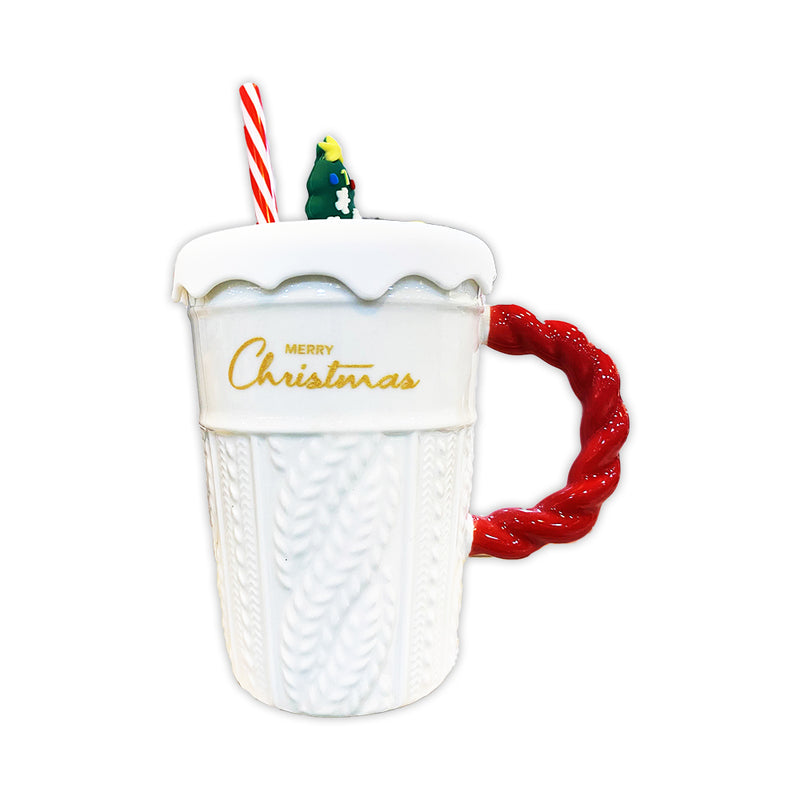 Ideal Living Mug With Cover And Straw