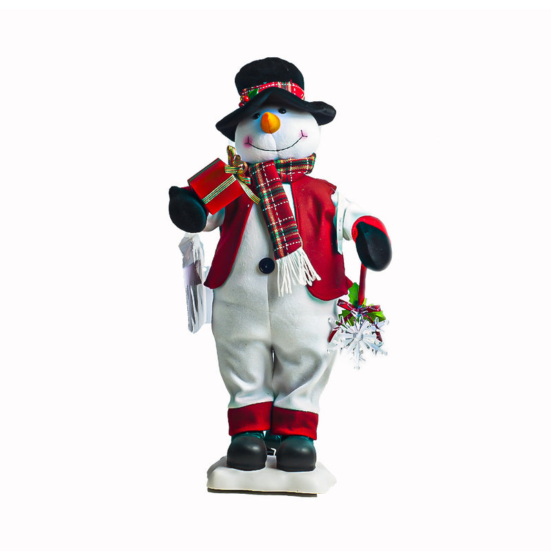 Ideal Living Musical Snowman Figure 60cm