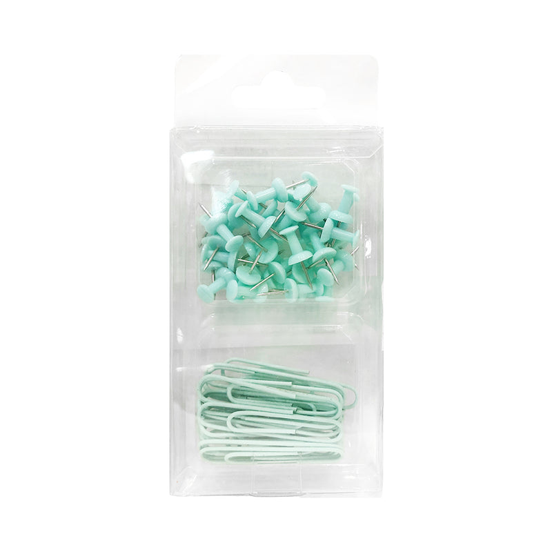 Clips and Pin Stationery Set 2 In 1