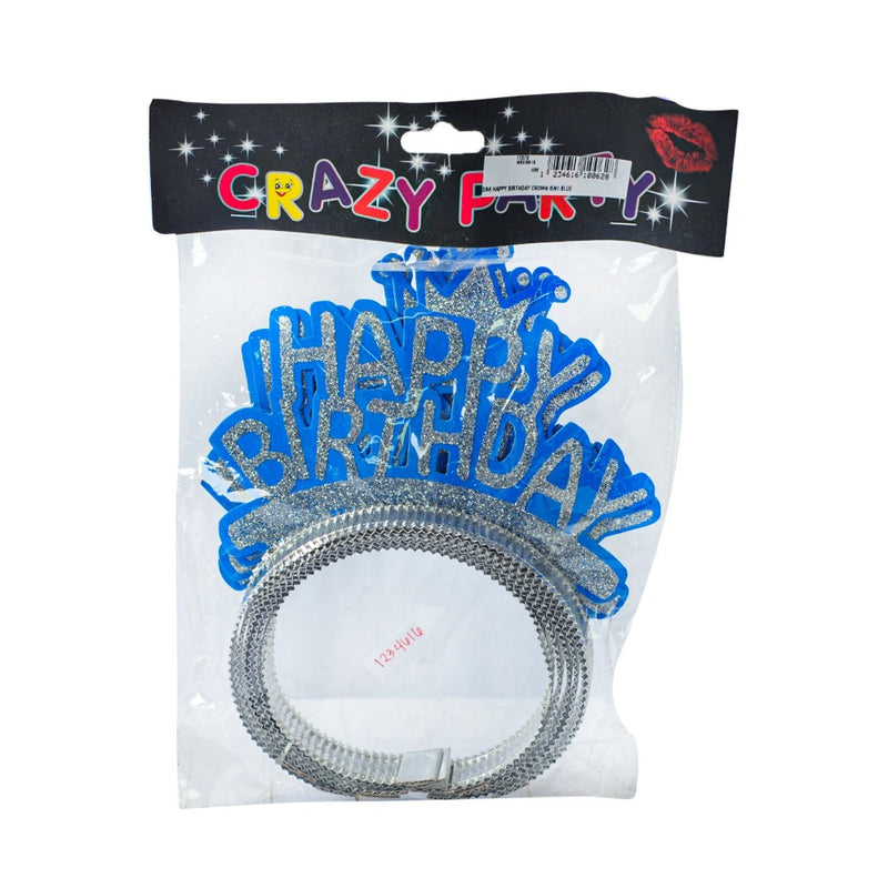 DNK 6 in 1 Happy Birthday Crown Blue