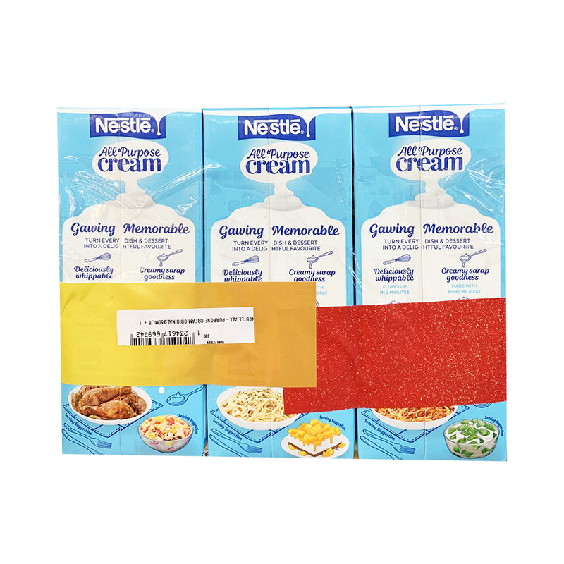 Nestle All-Purpose Cream Original 250ml x 5's + 1