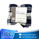 Ideal Living Checkered Fleece Blanket Assorted