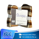 Ideal Living Checkered Fleece Blanket Assorted