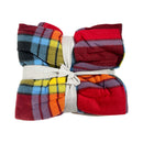 Ideal Living Checkered Fleece Blanket Assorted
