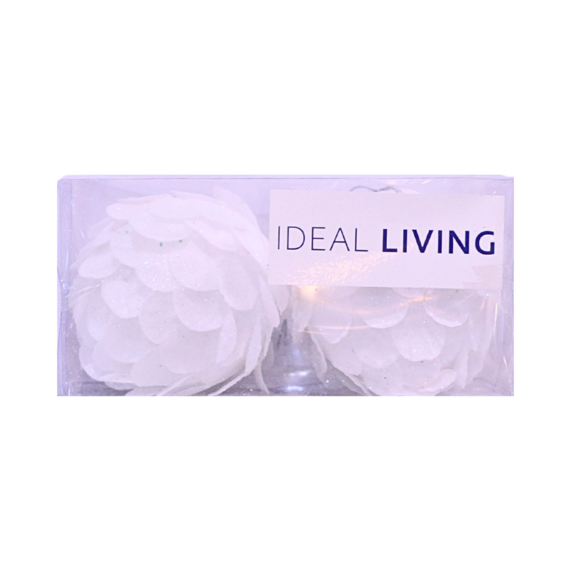 Ideal Living Decorative Christmas Ball 2In1 10cm