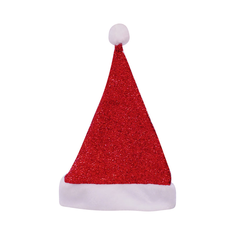 Ideal Living Christmas Glittered Santa Hat