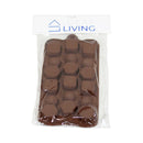 Ideal Living Silicone Chocolate Moulder Brown 18 Cavities