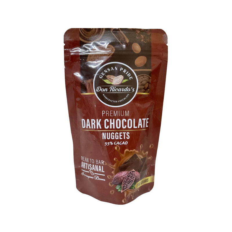 Don Ricardo's Premium Dark Chocolate Nuggets 55% Cacao 100g