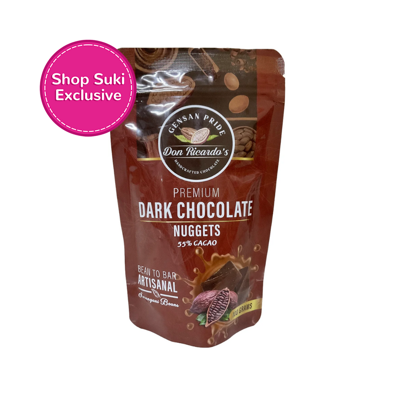 Don Ricardo's Premium Dark Chocolate Nuggets 55% Cacao 100g