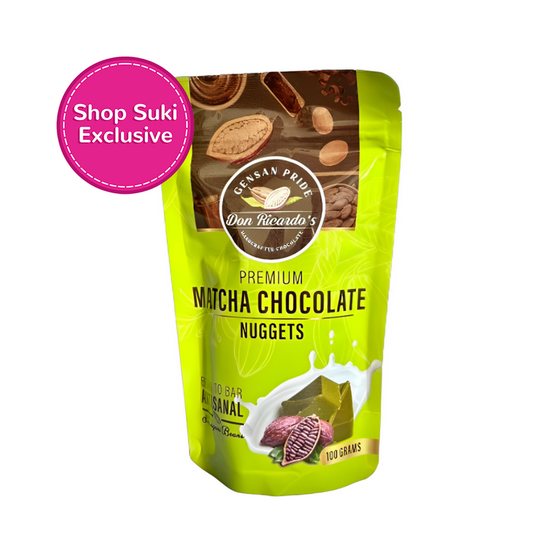 Don Ricardo's Premium Matcha Chocolate Nuggets 100g