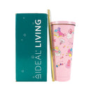 Ideal Living Insulated Tumbler With Straw 750ml