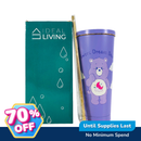 Ideal Living Insulated Tumbler With Straw 750ml