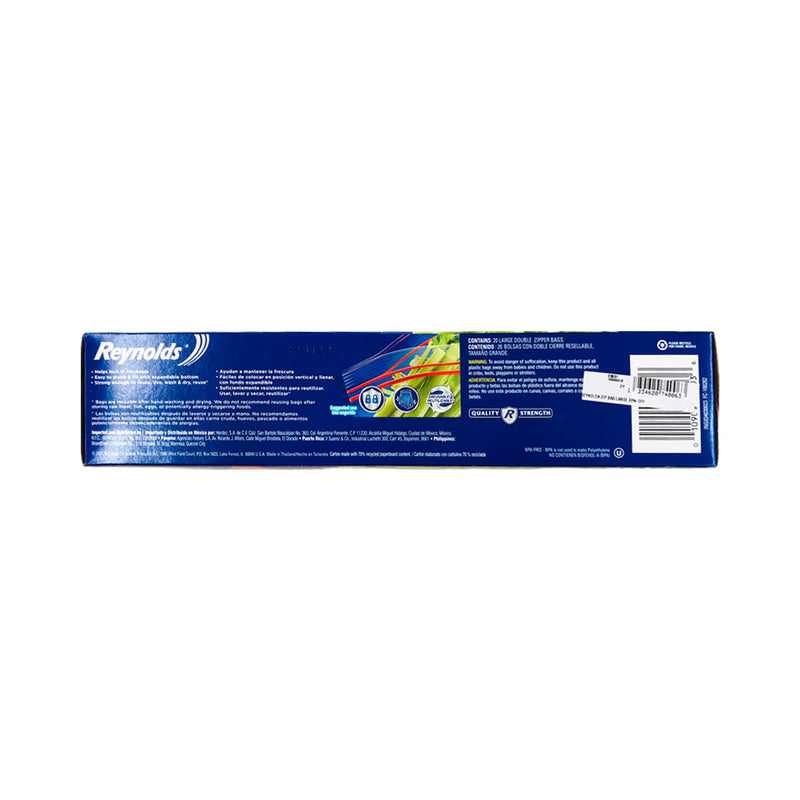 Reynolds Ultra Strong Zipper Storage Bag