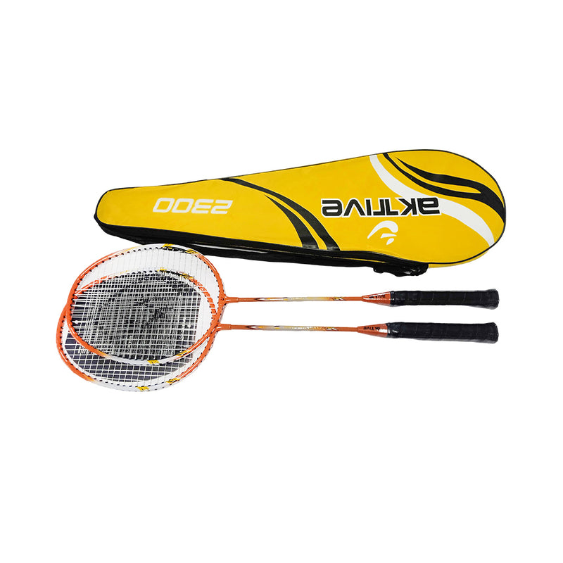 Aktive Badminton Racket Set Orange