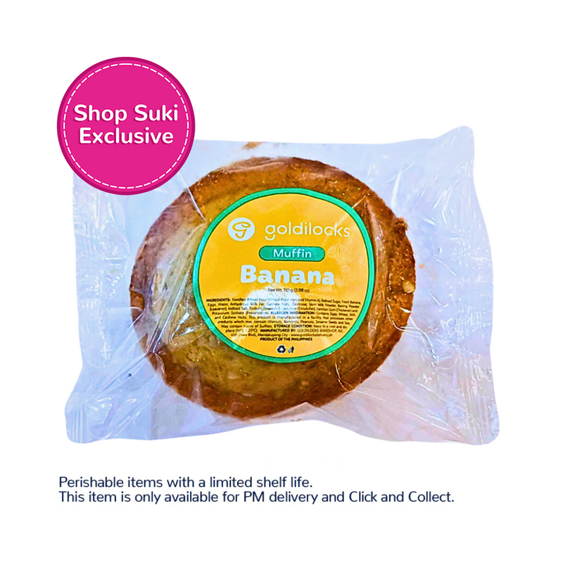 Goldilocks Banana Muffin Single 110g