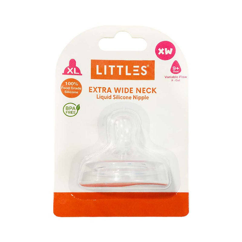 Littles Extra Wideneck Silicone Nipple