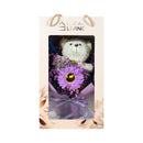 Ideal Living Flower Bouquet With Bear In Box