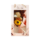 Ideal Living Flower Bouquet With Bear In Box