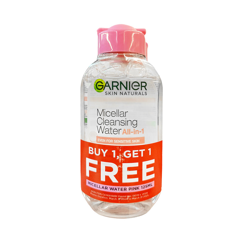 Garnier Micellar Cleansing Water 125ml x 2's