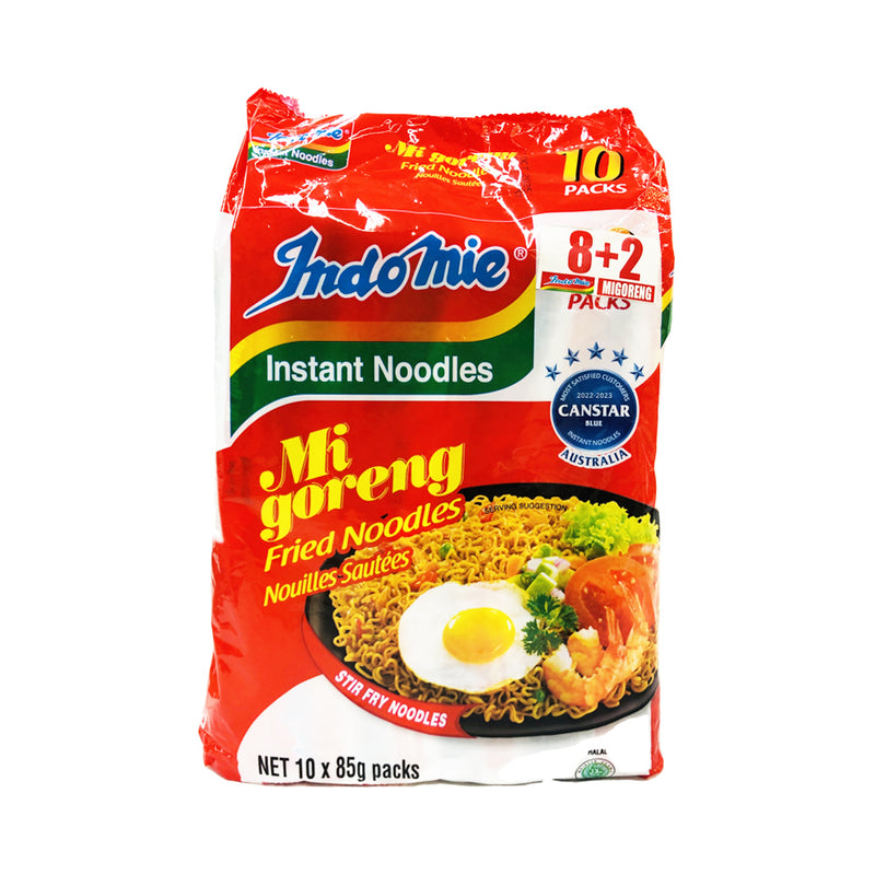 Indomie Mi Goreng Fried Noodles 85g x 8's +2