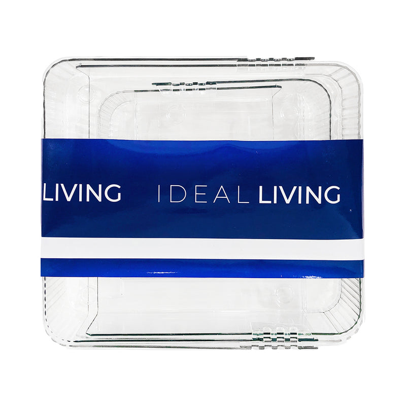 Ideal Living Storage Tray Set Clear