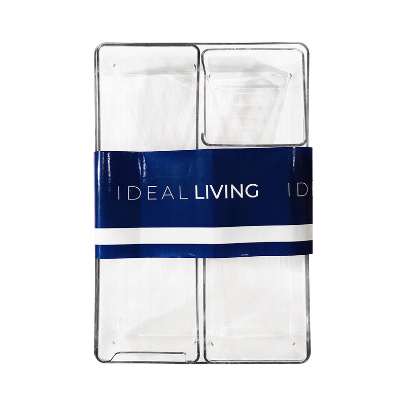 Ideal Living Storage Tray Set Clear