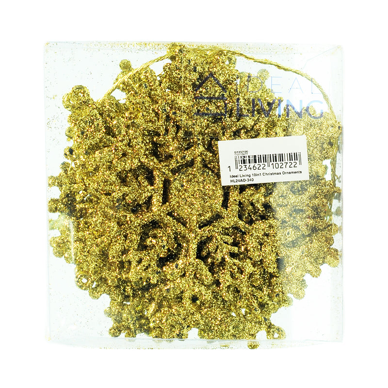 Ideal Living 10in1 Christmas Ornaments