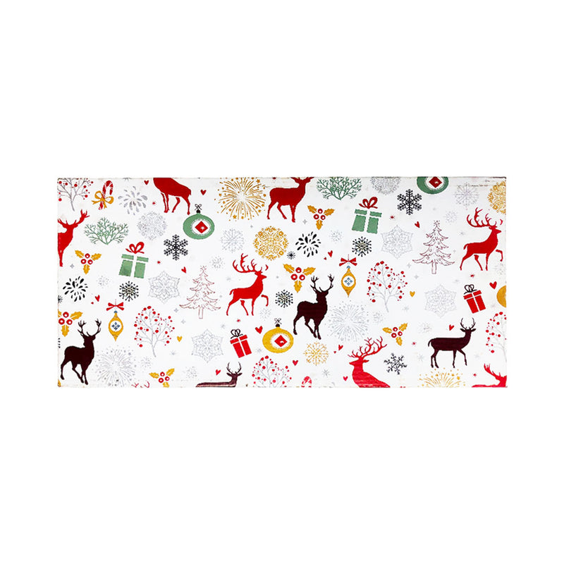 Ideal Living Christmas Wreath With Candle Holder