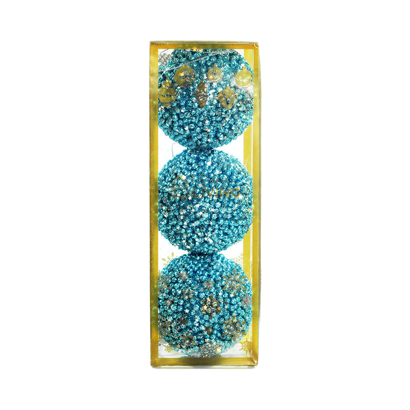 Ideal Living Christmas Balls 8cm 3in1