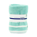 Ideal Living Stripe Fleece Face Towel 2's