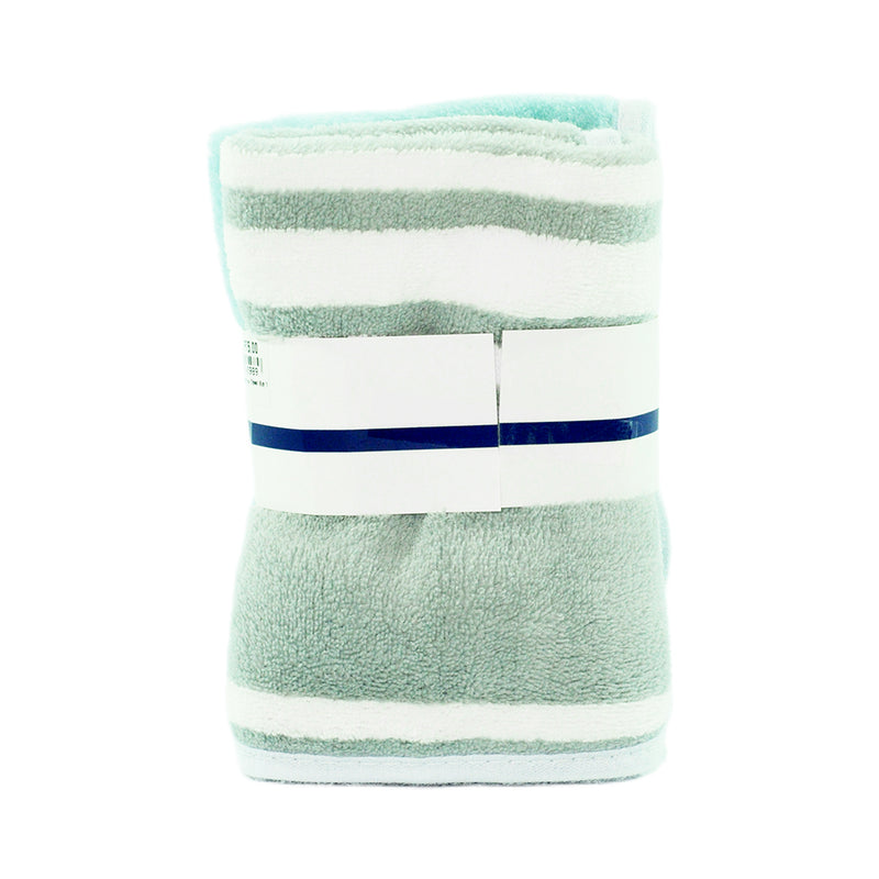 Ideal Living Stripe Fleece Face Towel 2's
