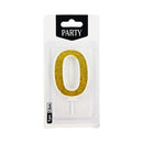 Number Candle Gold 7.5cm