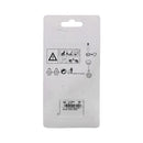 Number Candles Silver 7.5cm