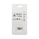 Number Candles Silver 7.5cm