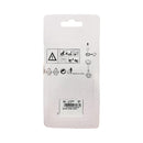 Number Candles Silver 7.5cm