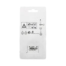 Number Candles Silver 7.5cm