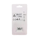 Number Candles Silver 7.5cm