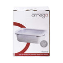 Omega Stainless Steel Rectangular Foodkeeper Roma