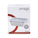 Omega Stainless Steel Rectangular Foodkeeper Roma