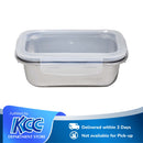 Omega Stainless Steel Rectangular Foodkeeper Roma