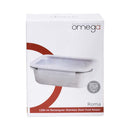 Omega Stainless Steel Rectangular Foodkeeper Roma