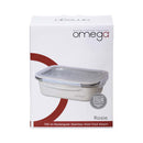 Omega Stainless Steel Rectangular Foodkeeper Rosie