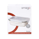 Omega Stainless Steel Rectangular Foodkeeper Rosie