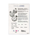 Ideal Living Christmas Balls 6cm 6's
