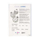 Ideal Living Christmas Balls 8cm 6's