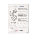 Ideal Living Christmas Balls 8cm 6's