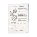 Ideal Living Christmas Balls 8cm 6's